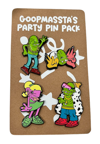 GoopMassta's Party Pin Pack