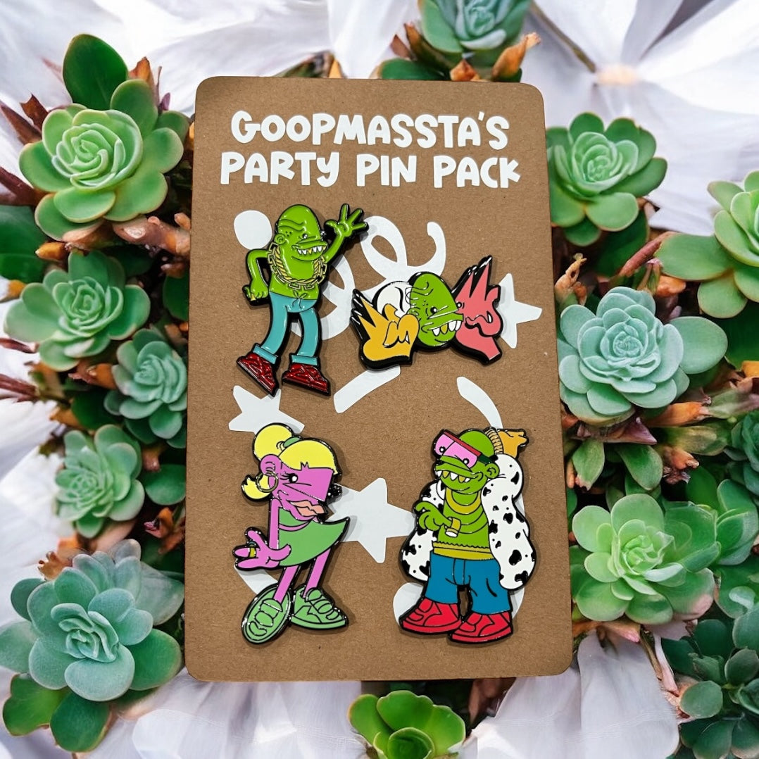 GoopMassta's Party Pin Pack